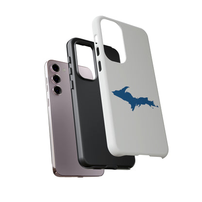 Michigan Upper Peninsula Tough Phone Case (w/ Azure UP Outline) | Samsung & Pixel Android