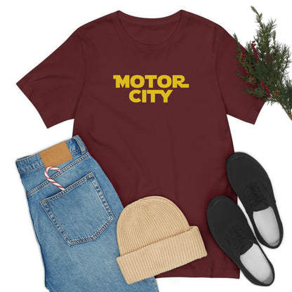 'Motor City' T-Shirt (1970s Epic Sci-Fi Parody) | Unisex Standard Fit