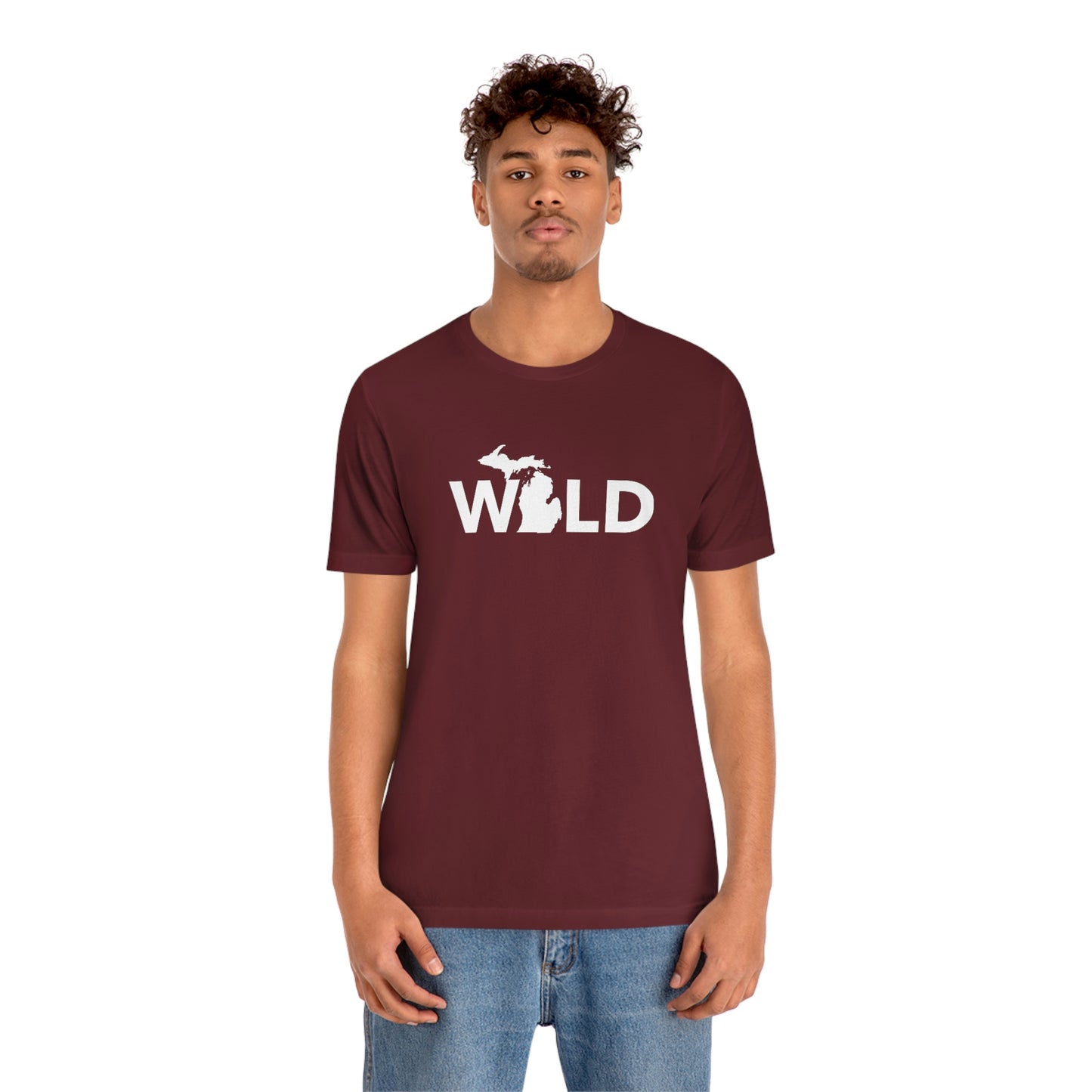 Michigan 'Wild' T-Shirt (Geometric Sans Font) | Unisex Standard Fit