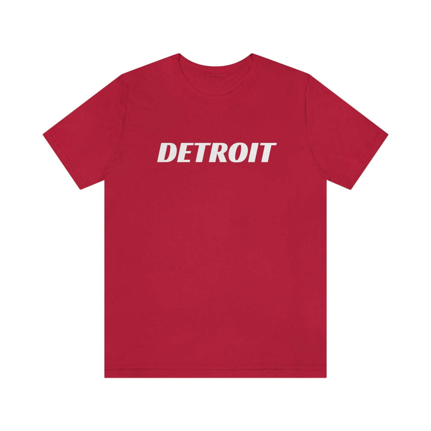 'Detroit' T-Shirt (Racing Font) | Unisex Standard Fit