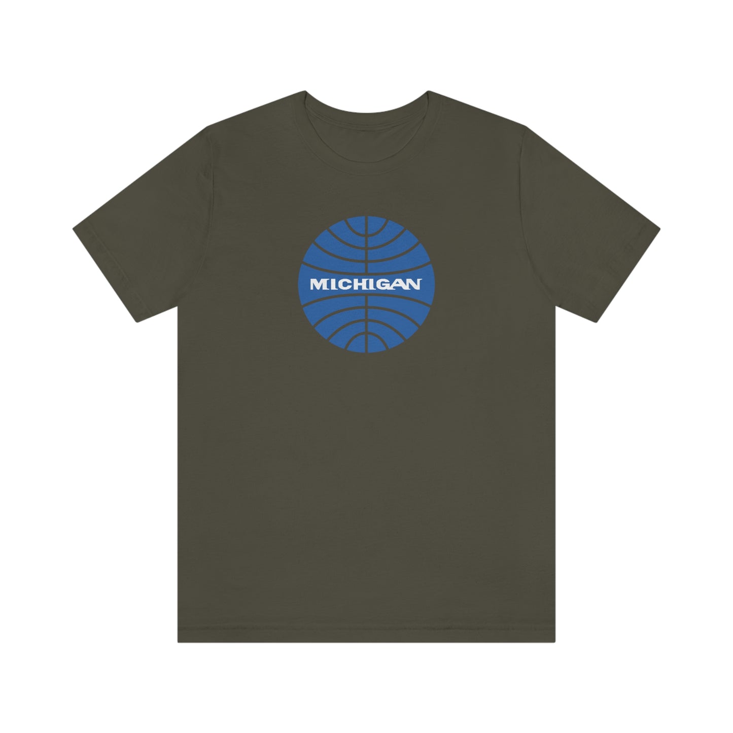 'Michigan' T-Shirt (Retro Airline Parody)  | Unisex Standard Fit