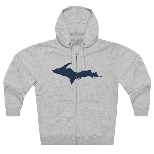 Michigan Upper Peninsula Full-Zip Hoodie (w/ UP Outline)