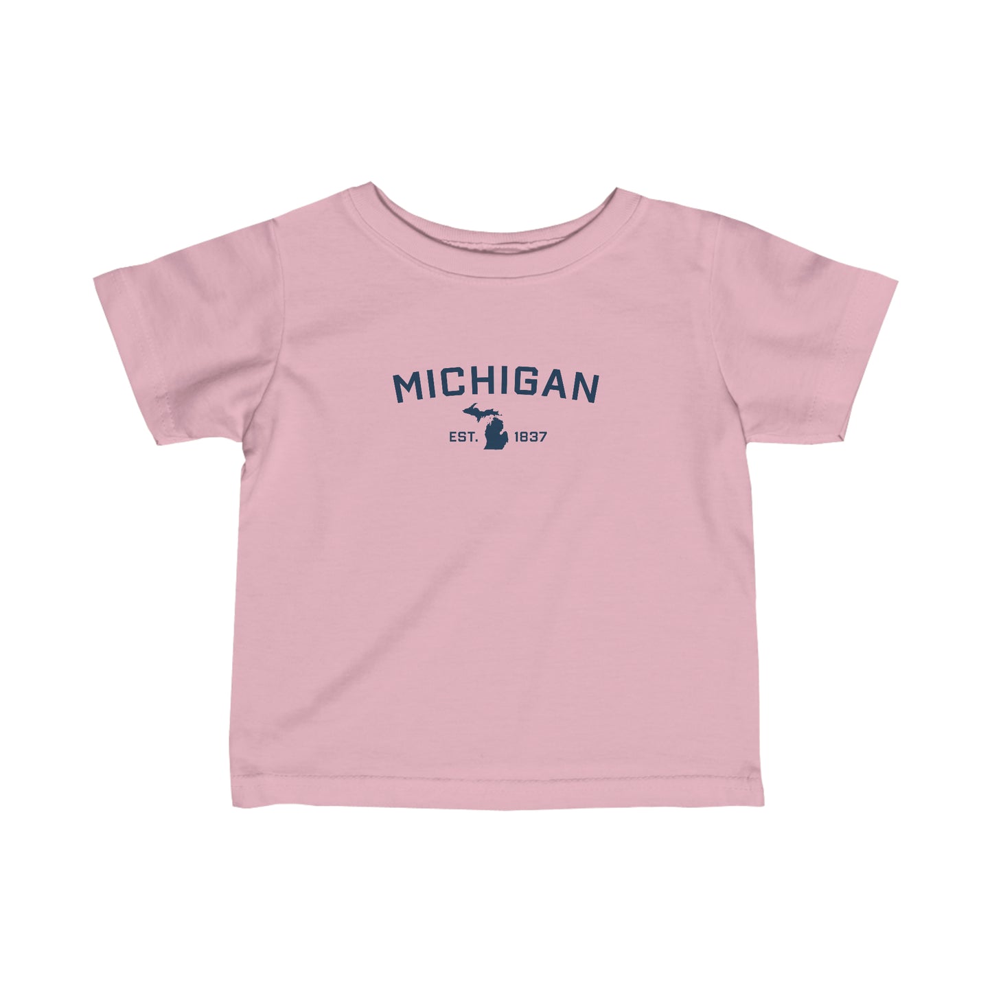 'Michigan EST 1837' T-Shirt |  Infant Short Sleeve