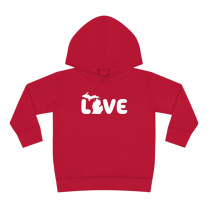 Michigan 'Love' Hoodie (Rounded Children's Font) | Unisex Toddler