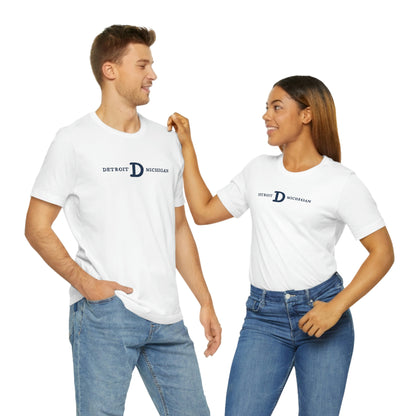 'Detroit Michigan' T-Shirt (w/ Old French D) | Unisex Standard Fit