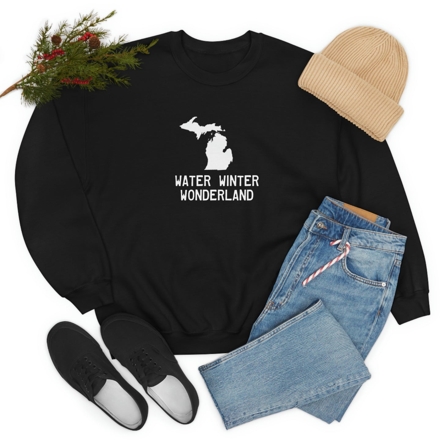 Michigan 'Water Winter Wonderland' Sweatshirt | Unisex Standard