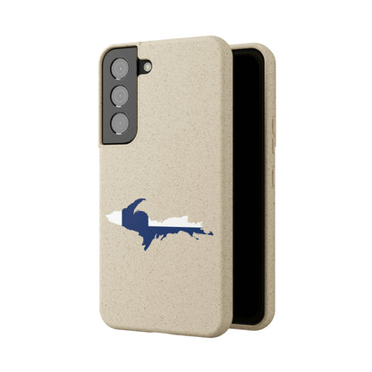 Michigan Upper Peninsula Biodegradable Phone Cases (w/ UP Finland Flag Outline) | Samsung Android