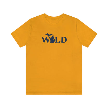 Michigan 'Wild' T-Shirt (Woodcut Font) | Unisex Standard Fit