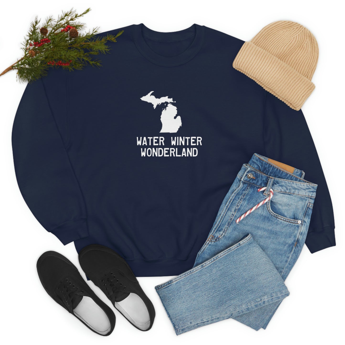 Michigan 'Water Winter Wonderland' Sweatshirt | Unisex Standard