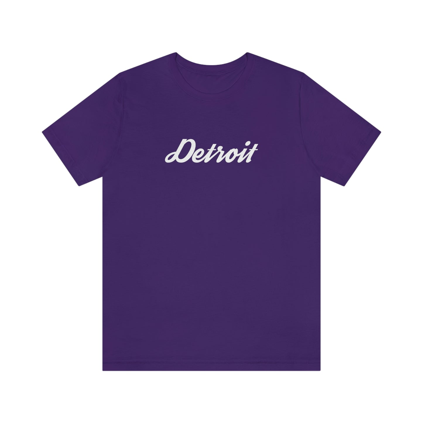 'Detroit' T-Shirt (Retro Script Font) | Unisex Standard Fit