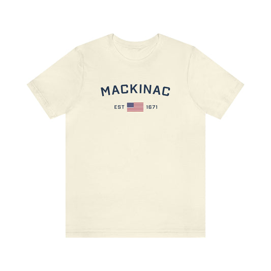 'Mackinac EST 1671' T-Shirt | Unisex Standard Fit