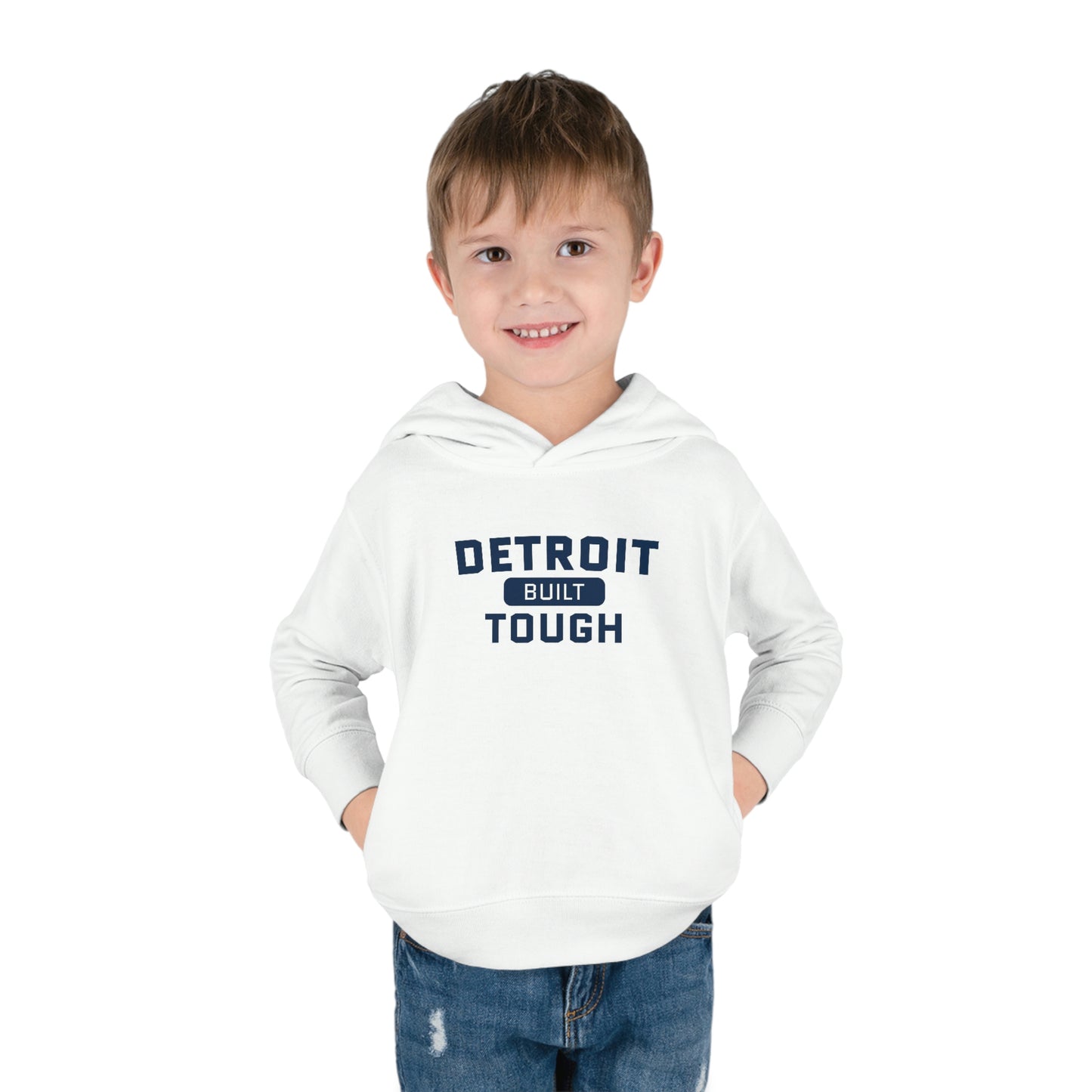 'Built Detroit Tough' Hoodie | Unisex Toddler