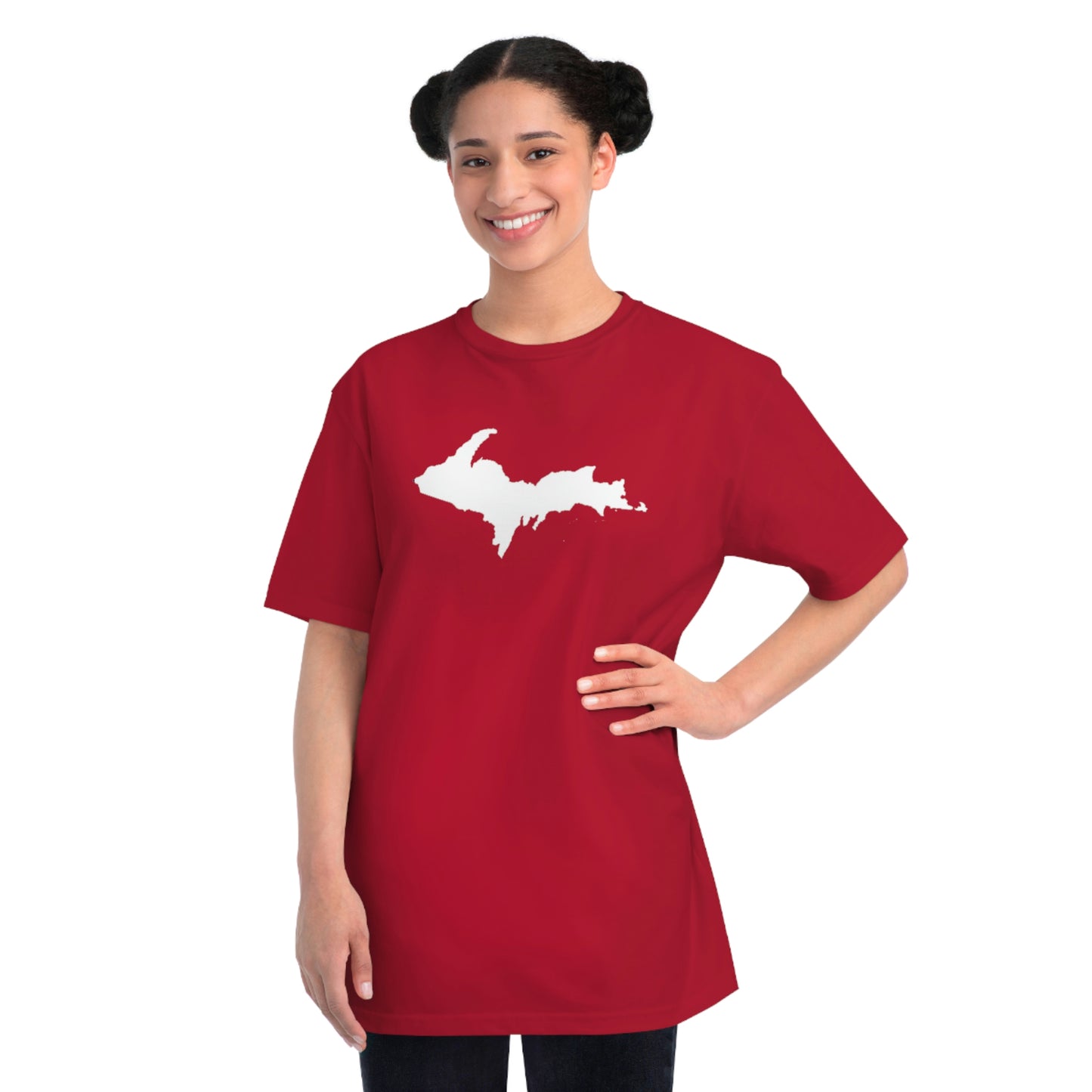 Michigan Upper Peninsula T-Shirt (w/ U.P. Outline) | Organic Unisex