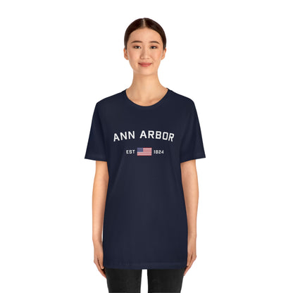 'Ann Arbor EST 1824' T-Shirt | Unisex Standard Fit