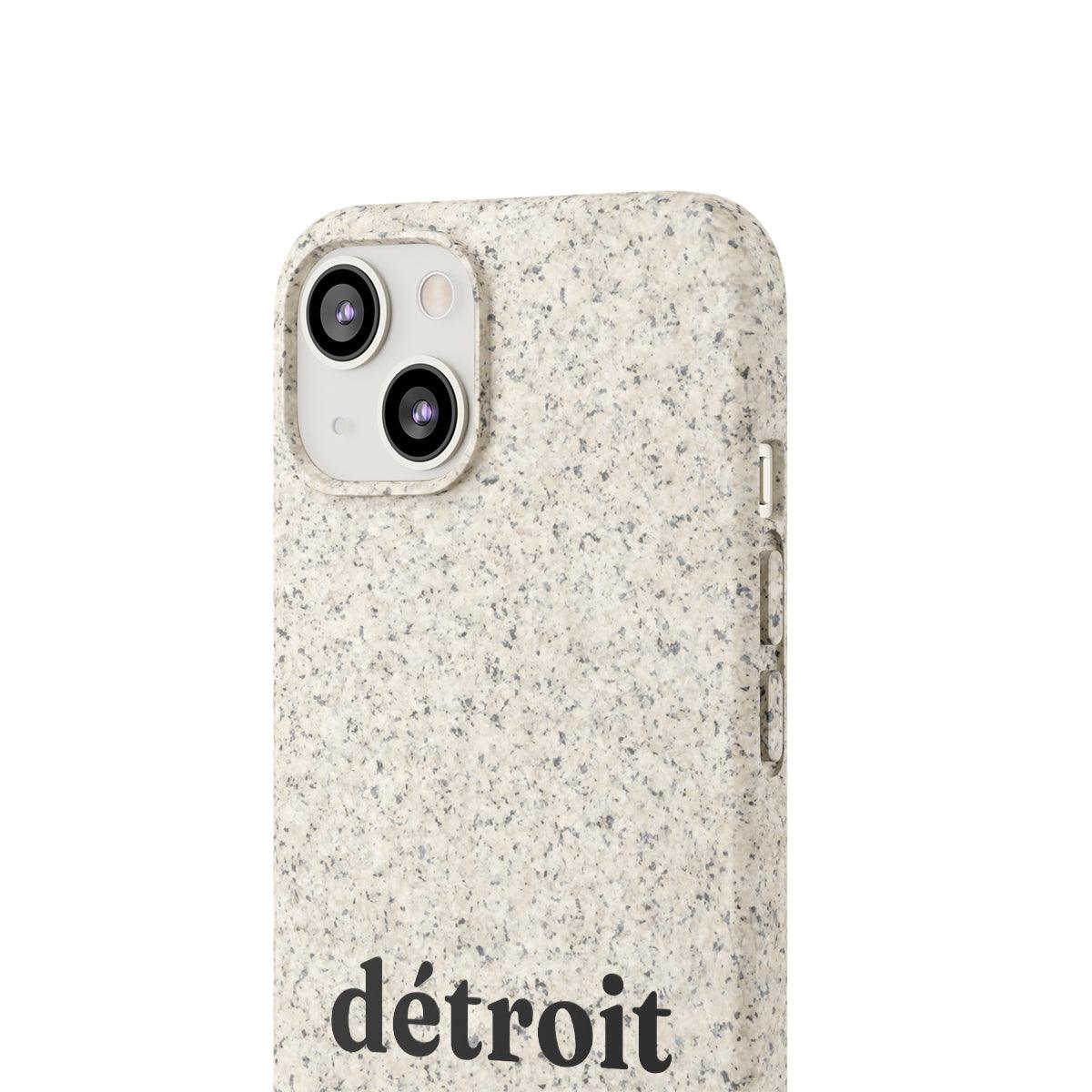 'Détroit' Phone Cases (Old Style Serif Font) | Android & iPhone - Circumspice Michigan