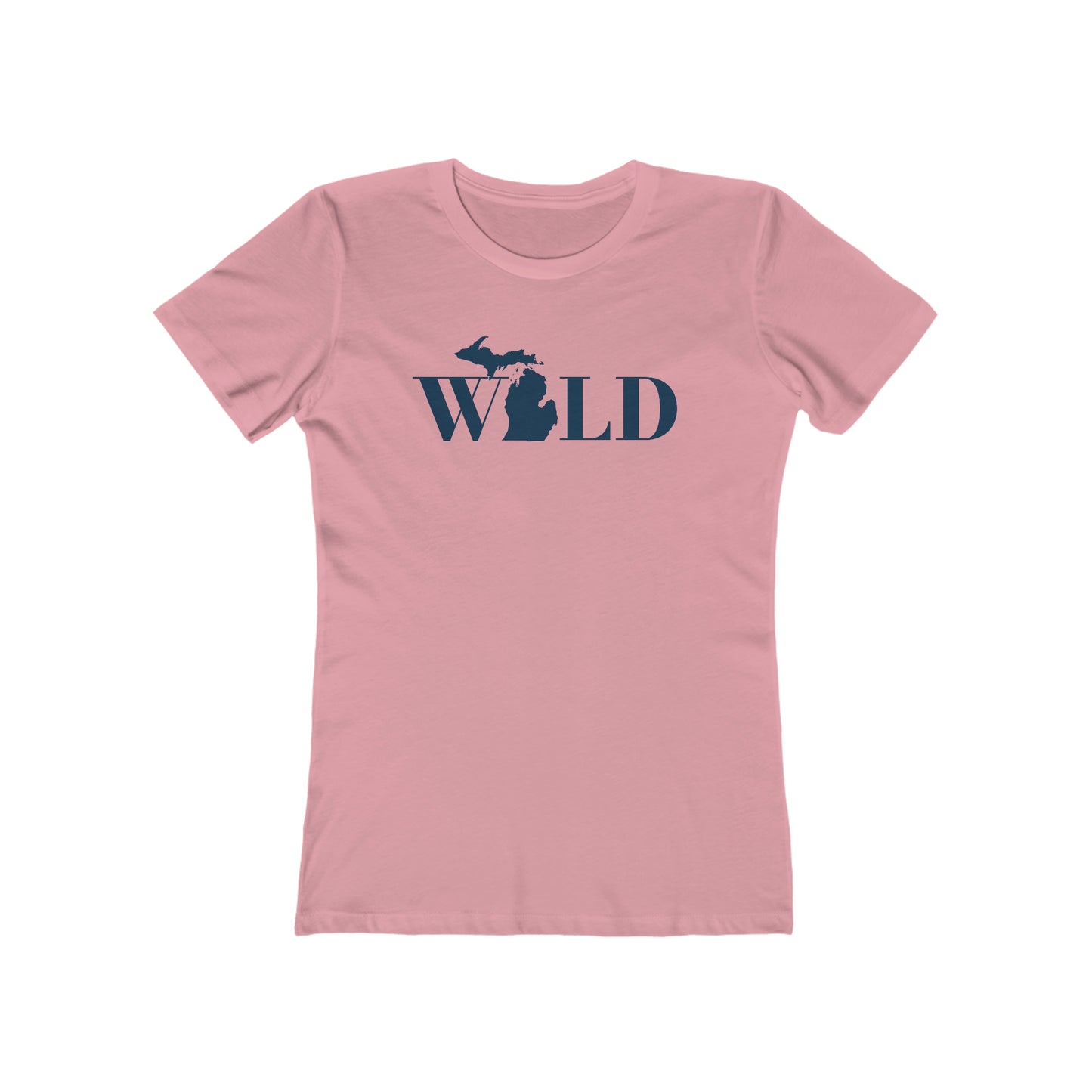 Michigan 'Wild' T-Shirt (Didone Font) | Women's Boyfriend Cut