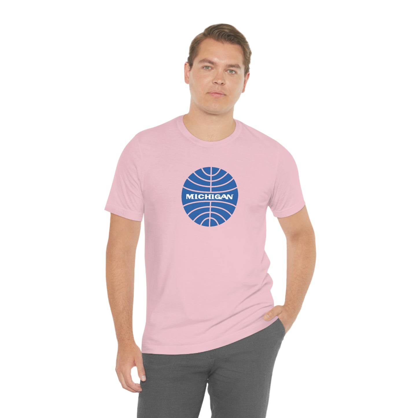 'Michigan' T-Shirt (Retro Airline Parody)  | Unisex Standard Fit