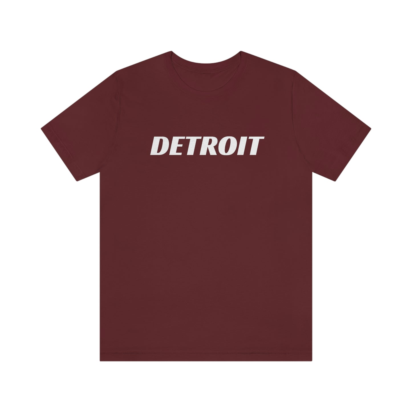 'Detroit' T-Shirt (Racing Font) | Unisex Standard Fit