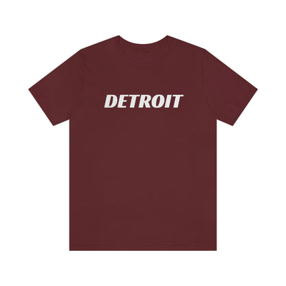 'Detroit' T-Shirt (Racing Font) | Unisex Standard Fit