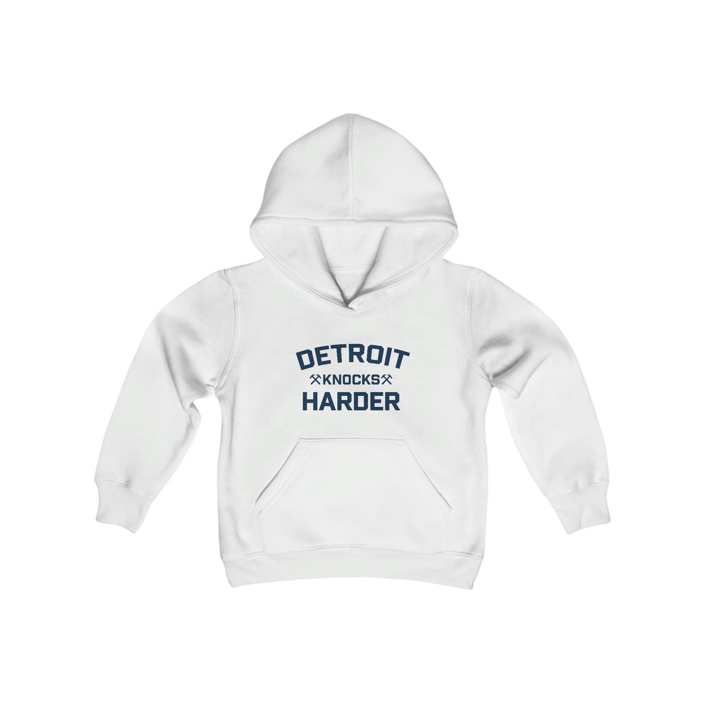 'Detroit Knocks Harder' Hoodie | Unisex Youth