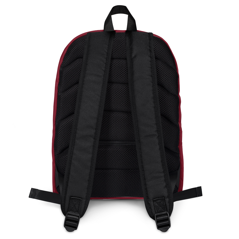 Michigan Upper Peninsula Backpack (w/ UP USA Flag Outline) | Burgundy Color