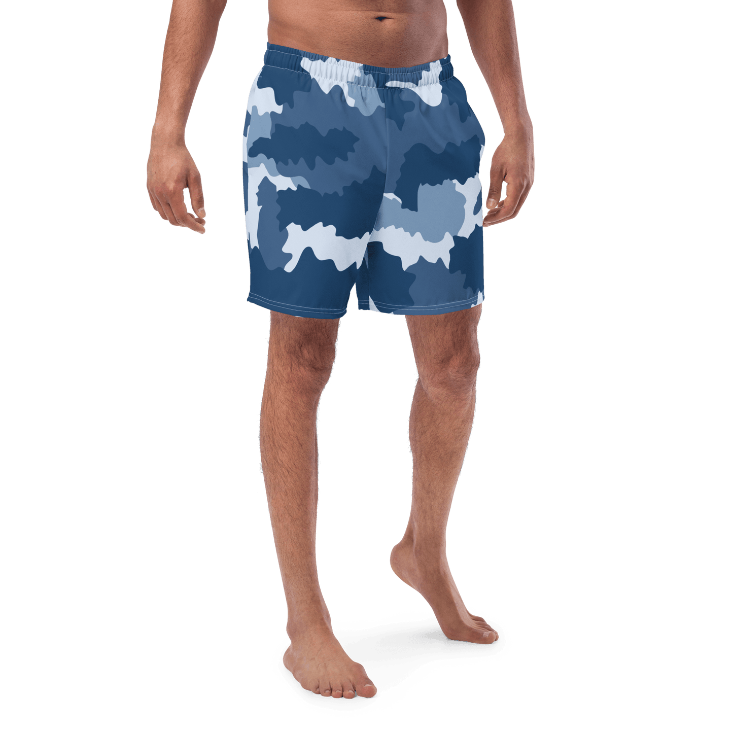 Men's Recycled Swim Trunks (Great Lakes Camouflage Pattern) - Circumspice Michigan