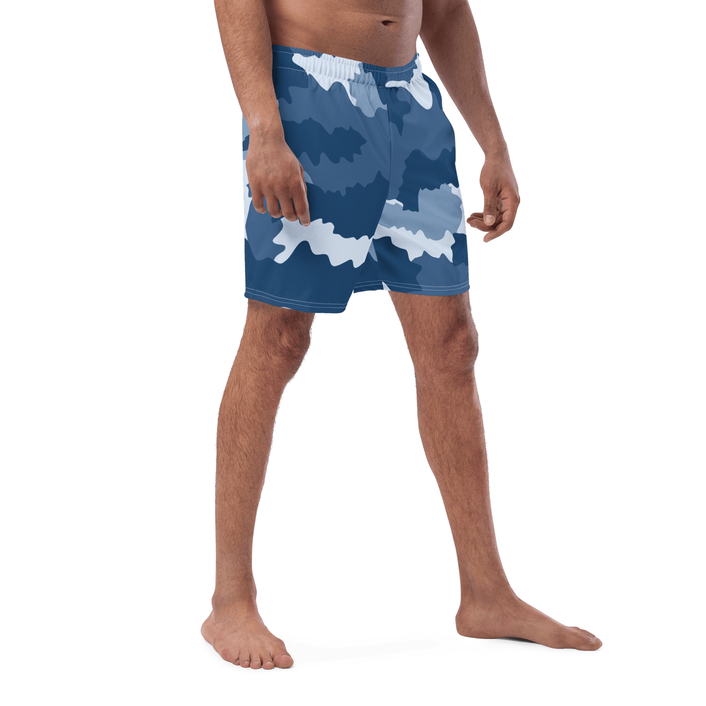 Men's Recycled Swim Trunks (Great Lakes Camouflage Pattern) - Circumspice Michigan