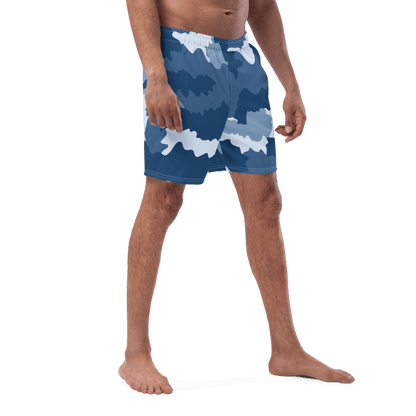 Men's Recycled Swim Trunks (Great Lakes Camouflage Pattern) - Circumspice Michigan