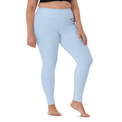 'Detroit Est 1701' Yoga Leggings - Circumspice Michigan