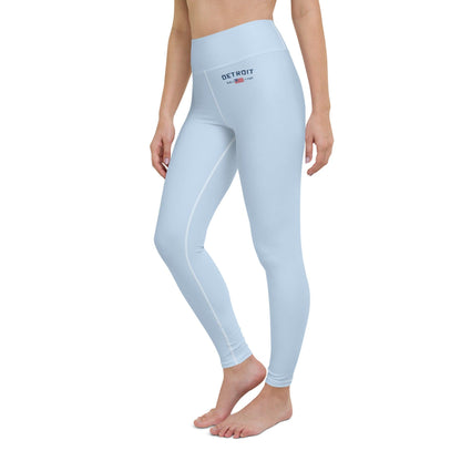 'Detroit Est 1701' Yoga Leggings - Circumspice Michigan