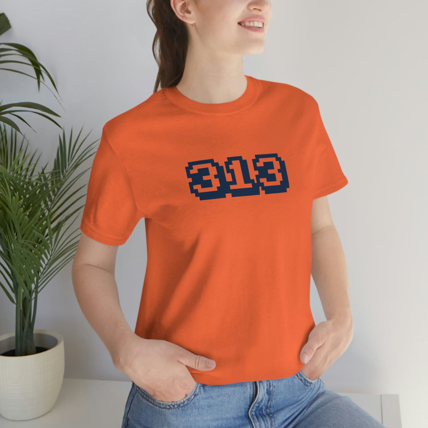 Detroit '313' T-Shirt (Arcade Font) | Unisex Standard Fit