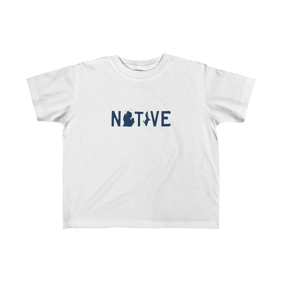 Michigan 'Native' T-Shirt | Toddler Short Sleeve - Circumspice Michigan