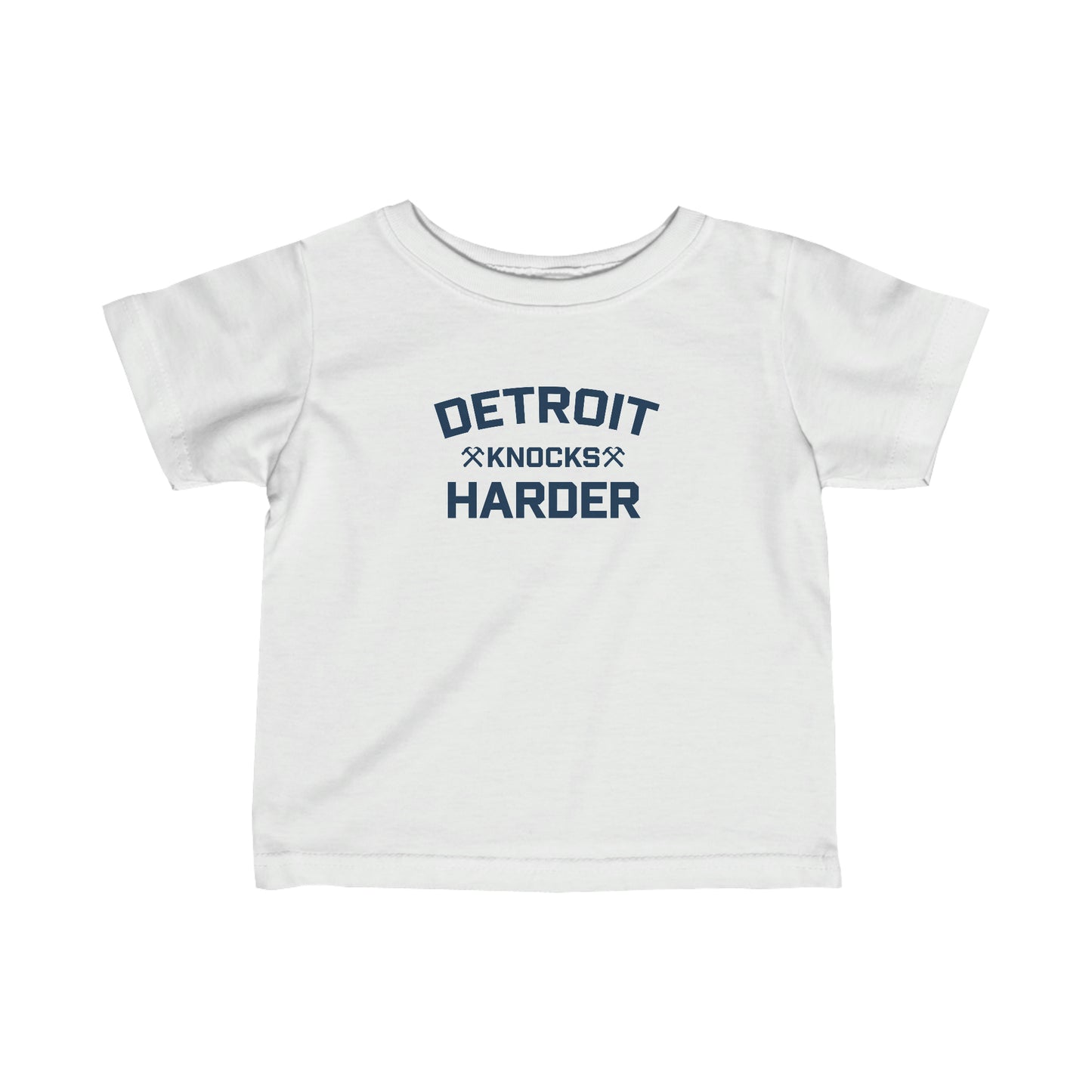 'Detroit Knocks Harder' T-Shirt |  Infant Short Sleeve