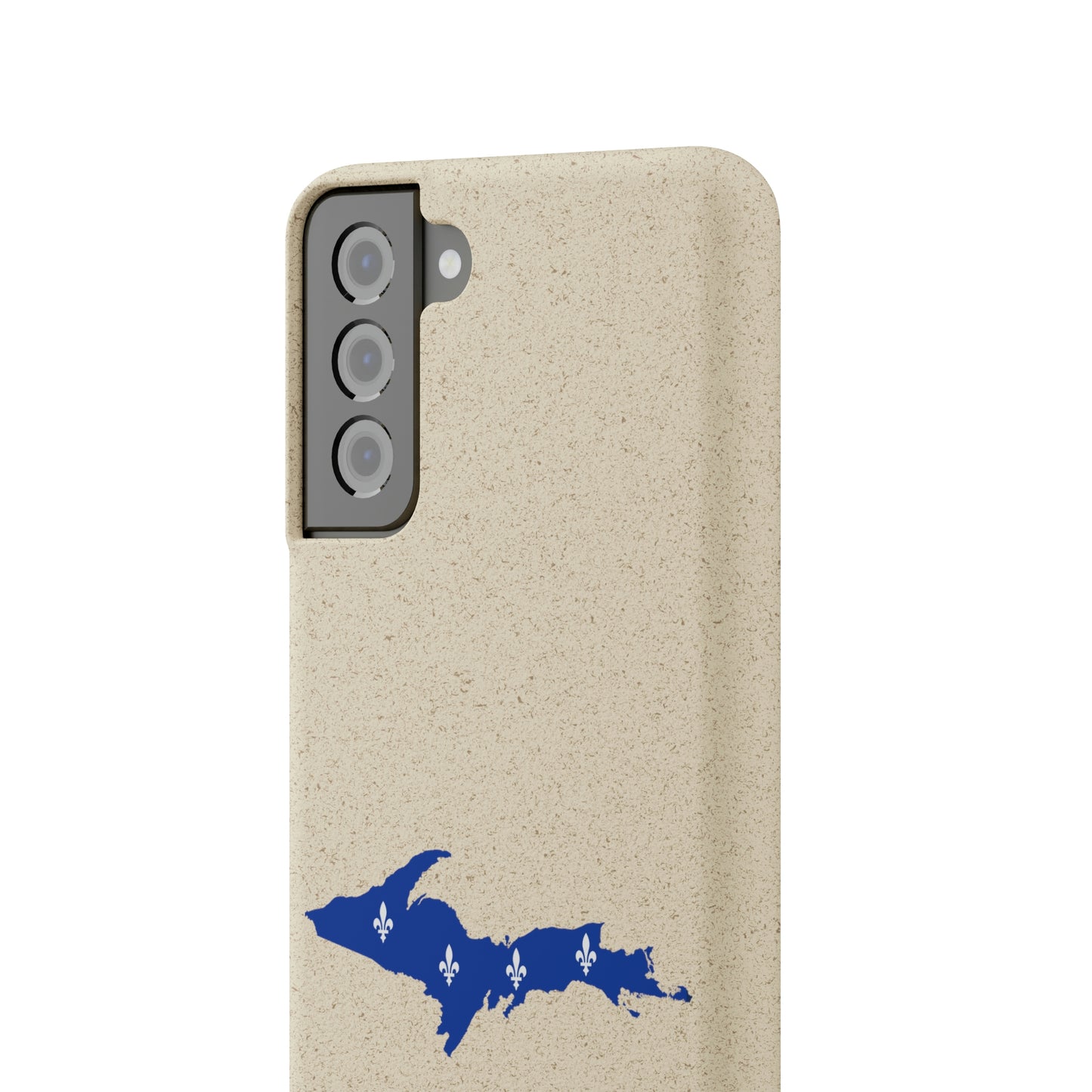 Michigan Upper Peninsula Biodegradable Phone Cases (w/ UP Quebec Flag Outline) | Samsung Android