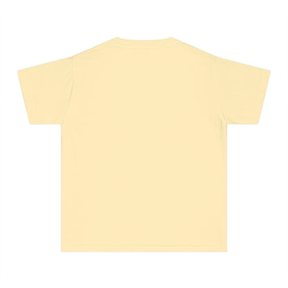 Michigan Upper Peninsula T-Shirt (w/ Gold UP Outline) | Youth Garment-Dyed