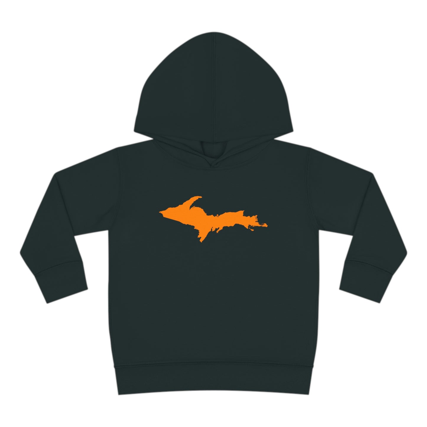 Michigan Upper Peninsula Hoodie (w/ Orange UP Outline) | Unisex Toddler