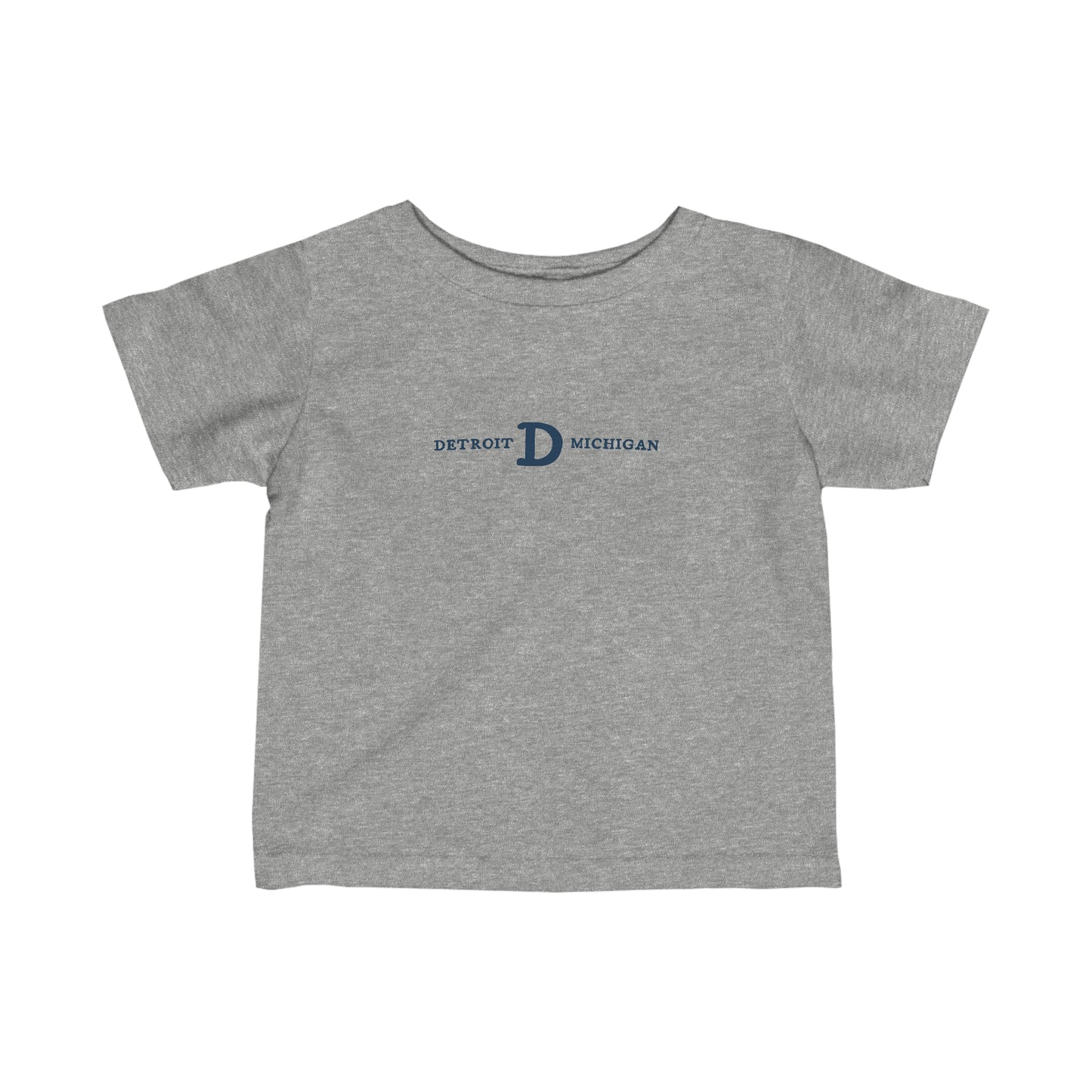 'Detroit Michigan' T-Shirt (w/ Old French D) |  Infant Short Sleeve