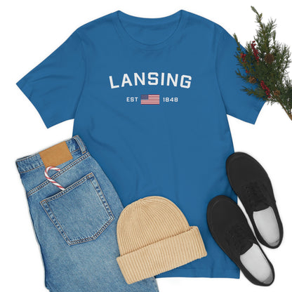 'Lansing EST 1848' T-Shirt | Unisex Standard Fit