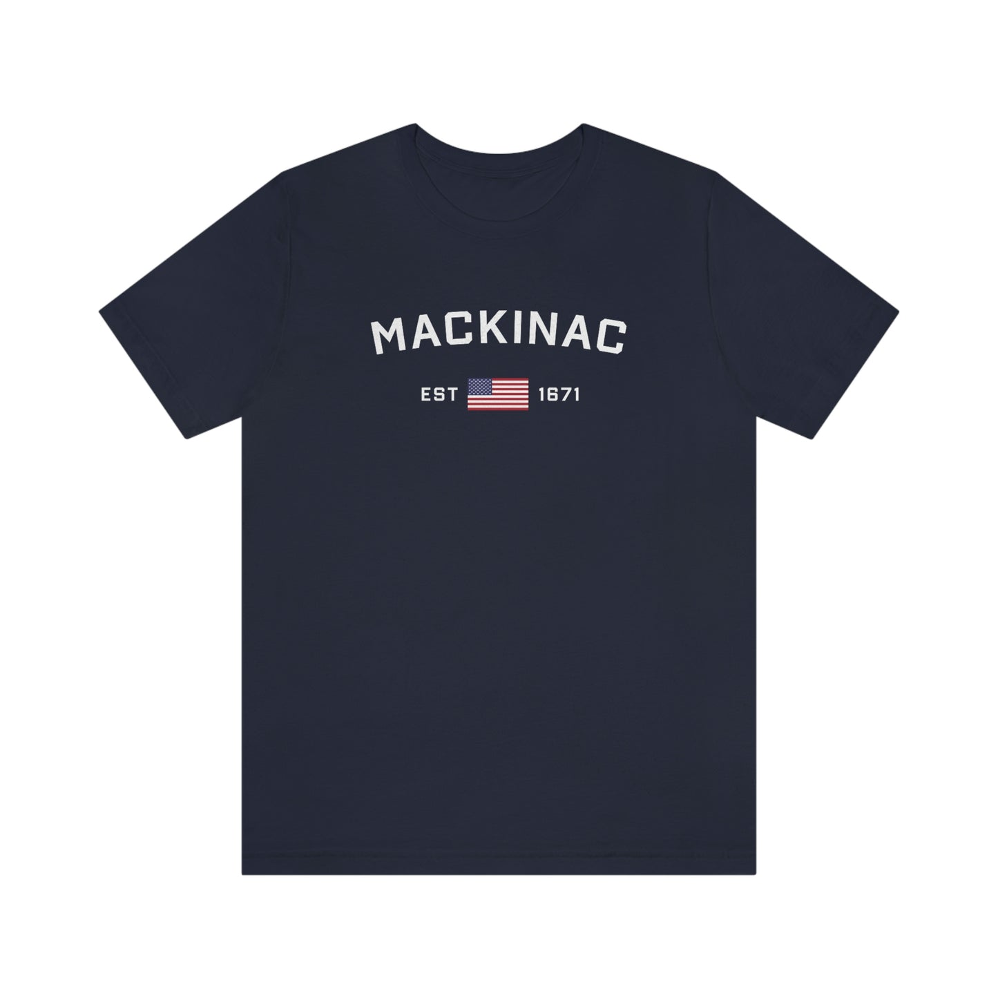 'Mackinac EST 1671' T-Shirt | Unisex Standard Fit