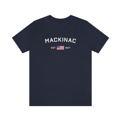 'Mackinac EST 1671' T-Shirt | Unisex Standard Fit