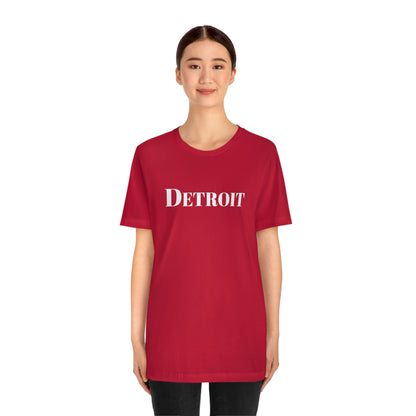 'Detroit' T-Shirt (Didone Font) | Unisex Standard Fit