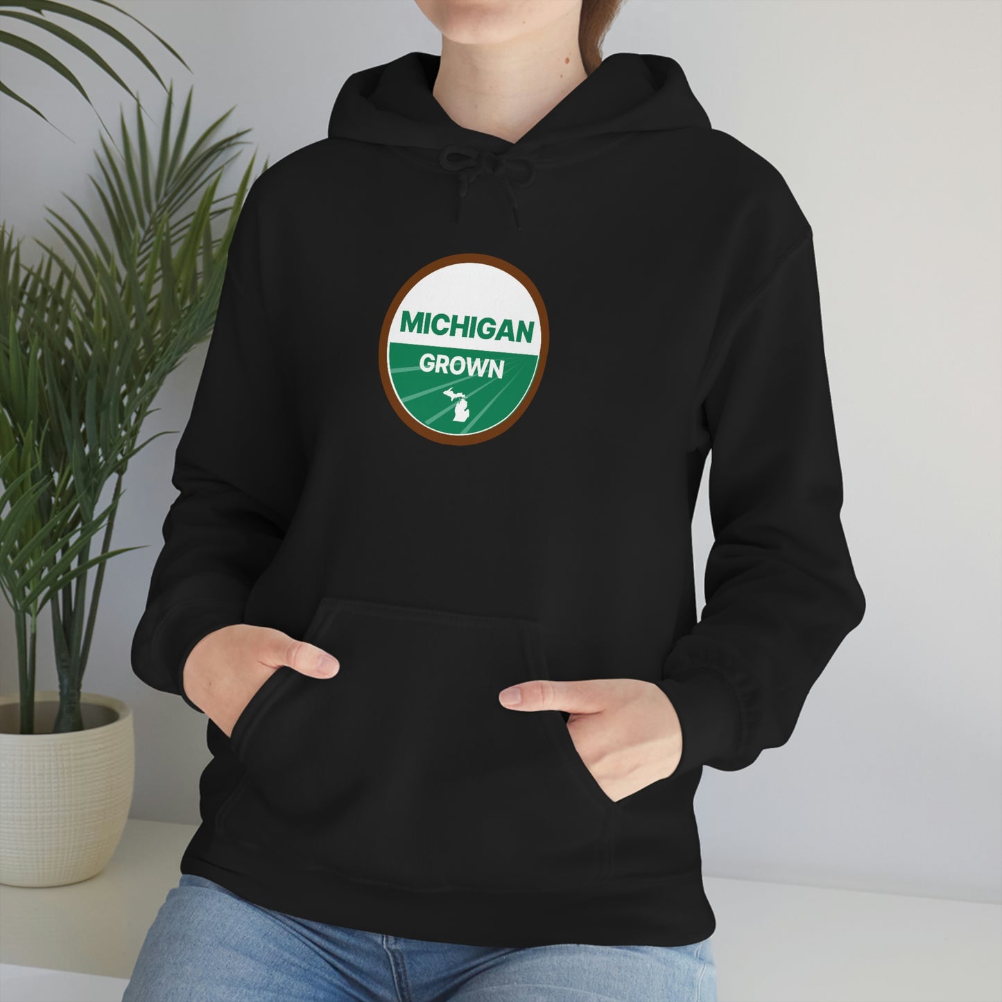 'Michigan Grown' Hoodie (Agricultural Certification Parody) | Unisex Standard