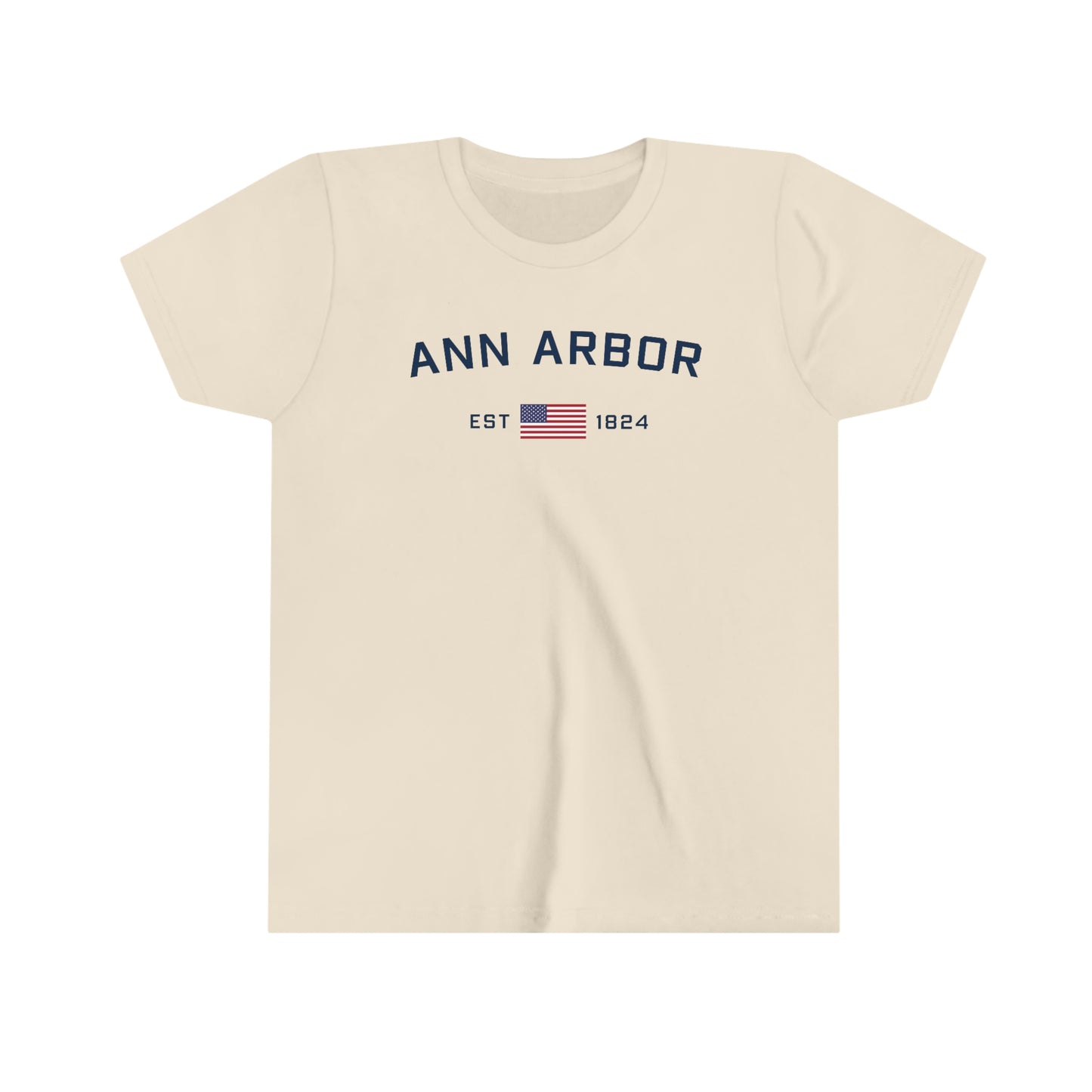 'Ann Arbor EST 1824' T-Shirt | Youth Short Sleeve