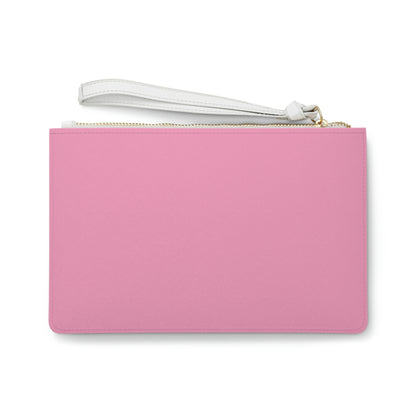 Michigan Upper Peninsula Clutch Bag ('67 Caddie Pink w/ Azure UP Outline)