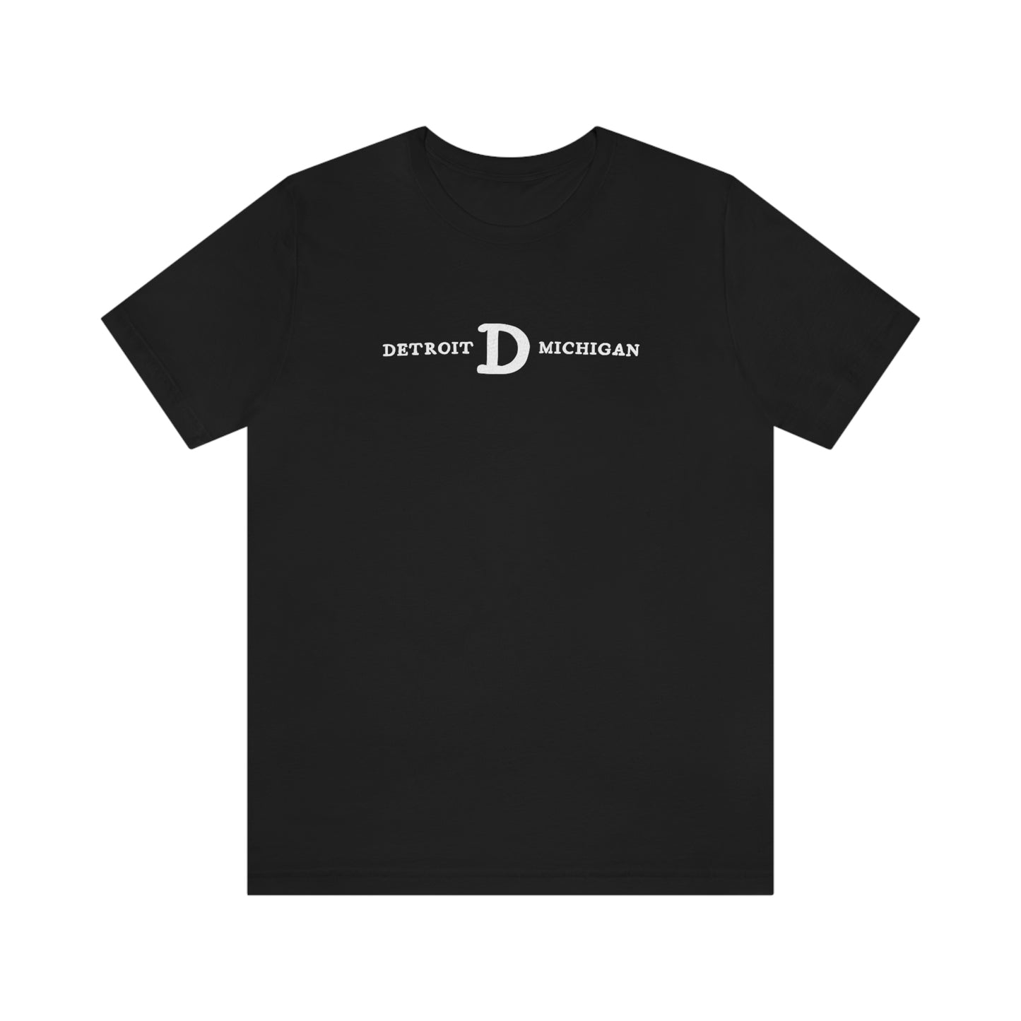 'Detroit Michigan' T-Shirt (w/ Old French D) | Unisex Standard Fit