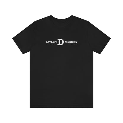 'Detroit Michigan' T-Shirt (w/ Old French D) | Unisex Standard Fit