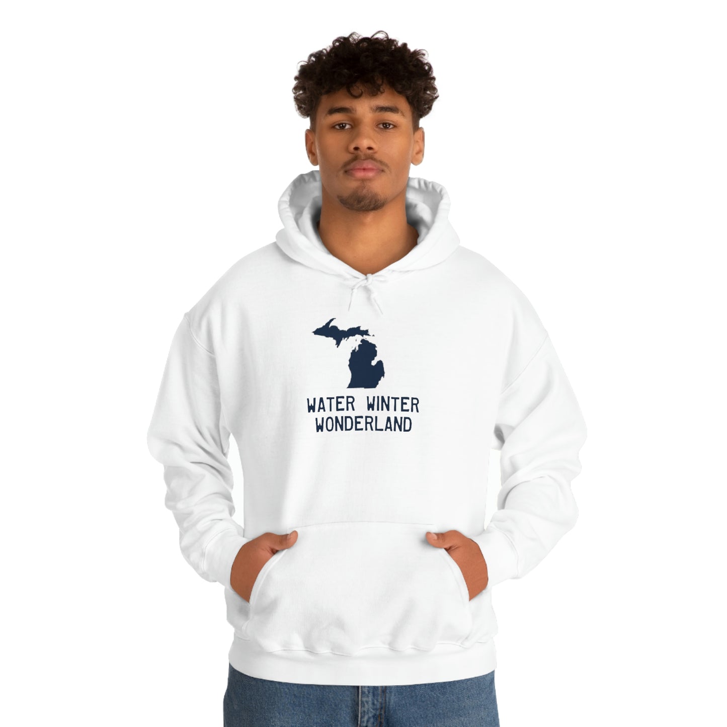 Michigan 'Water Winter Wonderland' Hoodie | Unisex Standard