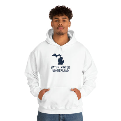 Michigan 'Water Winter Wonderland' Hoodie | Unisex Standard