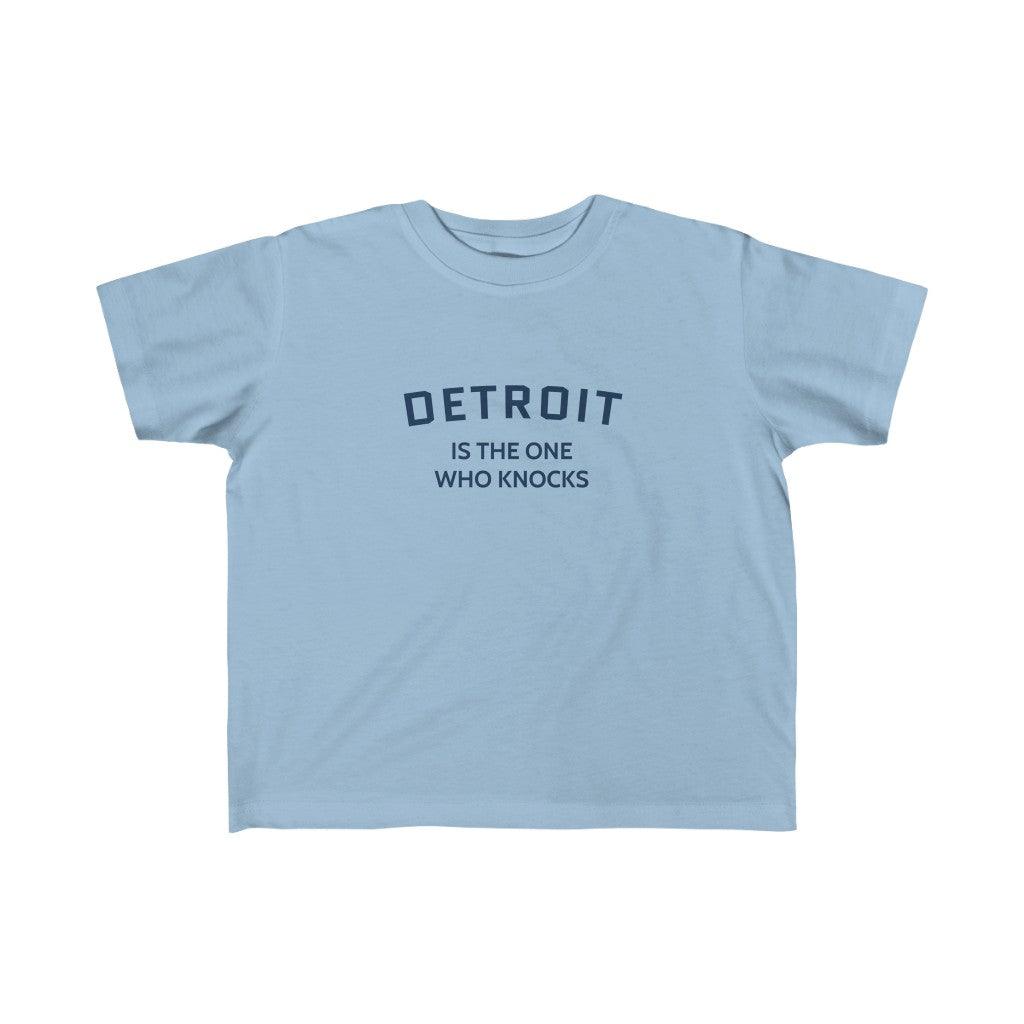 'Detroit is the One Who Knocks' ' T-Shirt | Toddler Short Sleeve - Circumspice Michigan