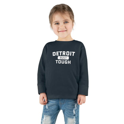 'Built Detroit Tough'' Parody T-Shirt | Toddler Long Sleeve